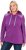 Ulla Popken Waffle Pique Contrast Color Hoodie Dark Purple - Sviitrid ja dressipluusid - 