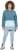 Ulla Popken Floral Detail Fleece Hoodie Ice Green - Sviitrid ja dressipluusid - 