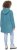 Ulla Popken Floral Detail Fleece Hoodie Ice Green - Sviitrid ja dressipluusid - 