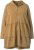 Ulla Popken Tiered Flounce Panel Zip Up Hoodie Mocha Brown - Sviitrid ja dressipluusid - 