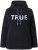 Ulla Popken TRUE Lettering Hoodie Black - Sviitrid ja dressipluusid - 