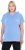 Ulla Popken Quick Drying Short Sleeve Hoodie Light Blue - Sviitrid ja dressipluusid - 