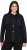 Ulla Popken Mixed Texture Button Down Hoodie Black - Sviitrid ja dressipluusid - 