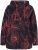 Ulla Popken Fleece Flower Print Zip-Up Hoodie Black - Sviitrid ja dressipluusid - 
