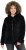 Ulla Popken Teddy Fleece Zip-Up Hoodie Black - Sviitrid ja dressipluusid - 