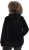 Ulla Popken Teddy Fleece Zip-Up Hoodie Black - Sviitrid ja dressipluusid - 