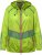 Ulla Popken Neon Rain Jacket Activewear Safety Yellow - Joped - 
