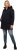 Ulla Popken HYPRAR Triple Function Fully Lined Waterproof Coat Black - Joped - 