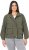Ulla Popken Cargo Style Elastic Hem Jacket Olive Grey - Joped - 