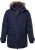 Men Plus Parka With Fur Hood Navy - Jakid ja joped - Joped, suured suurused: 2XL – 12XL
