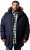 Men Plus Parka With Fur Hood Navy - Jakid ja joped - Joped, suured suurused: 2XL – 12XL