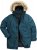 Men Plus Parka With Fur Hood Dark Green - Jakid ja joped - Joped, suured suurused: 2XL – 12XL