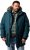 Men Plus Parka With Fur Hood Dark Green - Jakid ja joped - Joped, suured suurused: 2XL – 12XL