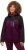 Ulla Popken HYPRAR Lightweight Triple Function Jacket Dark Berry - Joped - 