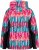 Ulla Popken HYPRAR Graphic Stripe Fully Lined Ski Jacket Teal - Joped - 