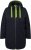 Ulla Popken HYPRAR Triple Function Contrast Trim Quilted Lining Jacket Navy - Joped - 