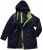 Ulla Popken HYPRAR Triple Function Contrast Trim Quilted Lining Jacket Navy - Joped - 