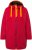 Ulla Popken HYPRAR Triple Function Contrast Trim Quilted Lining Jacket Salsa Red - Joped - 