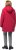 Ulla Popken HYPRAR Triple Function Contrast Trim Quilted Lining Jacket Salsa Red - Joped - 