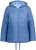 Ulla Popken Reversible Butterfly Print Fully Lined Quilted Jacket Blue Denim - Joped - 