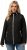 Ulla Popken Hyprar Quilt Mix Jacket Black - Joped - 