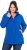 Ulla Popken HYPRAR Triple Function Longline Softshell Jacket Peacock Blue - Joped - 