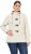Ulla Popken HYPRAR Toggle Button Microfleece Lined Jacket Light Champagne - Joped - 
