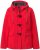 Ulla Popken HYPRAR Toggle Button Microfleece Lined Jacket Salsa Red - Joped - 
