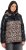 Ulla Popken HYPRAR Leopard And Leather Look Quilted Jacket Black - Joped - 