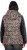 Ulla Popken HYPRAR Leopard And Leather Look Quilted Jacket Black - Joped - 