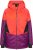 Ulla Popken HYPRAR Performance Colorblock Ski Jacket Coral - Joped - 