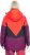 Ulla Popken HYPRAR Performance Colorblock Ski Jacket Coral - Joped - 