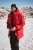 JAY-PI Warm Quilted Parka Dual Function Windproof and Water Repellent Red - Jakid ja joped - Joped, suured suurused: 2XL – 12XL