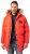 JP1880 Parka Quilted Faux Fur Hood Red - Jakid ja joped - Joped, suured suurused: 2XL – 12XL