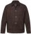 JP1880 Leather Jacket Goat Suede Shirt Collar Dark Brown - Jakid ja joped - Joped, suured suurused: 2XL – 12XL