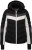 Ulla Popken HYPRAR Chevron Stripe Triple Function Quilted Fully Lined Ski Jacket Black - Joped - 