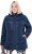 Ulla Popken Quilted Water Repellent Jacket Navy Blue - Mantlid ja jakid - 