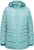 Ulla Popken Quilted Water Repellent Jacket Soft Turquoise - Joped - 