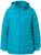 Ulla Popken Quilted Water Repellent Jacket Turquoise - Joped - 