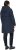Ulla Popken Hooded with Zippered Pockets and Zippered Side Slits Jacket Navy - Joped - 