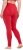 Ulla Popken Basic Stretch Knit Ankle Length Leggings Salsa Red - Teksad & Püksid Suuremates Suurustes – Plus Size - 