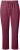 Ulla Popken Basic Drawstring Elastic Waist Cotton Blend Joggers Dark Berry - Teksad & Püksid Suuremates Suurustes – Plus Size - 