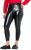 Ulla Popken Metallic Faux Leather Leggings Black - Teksad & Püksid Suuremates Suurustes – Plus Size - 