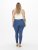 Only Carmakoma Thunder Life Skinny Fit Jeans Blue Denim - Teksad & Püksid Suuremates Suurustes – Plus Size - 