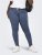 Only Carmakoma Thunder Life Skinny Fit Jeans Blue Denim - Teksad & Püksid Suuremates Suurustes – Plus Size - 