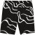 JP1880 Bermuda Shorts Soft Viscose All-over Print Black - Lühikesed Püksid - Lühikesed Püksid suured suurused: W40-W60