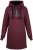 Nora Mikken KADRI WHITE Long Hoodie Burgundy - Sviitrid ja dressipluusid - 
