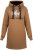 Nora Mikken KADRI WHITE Long Hoodie Camel - Sviitrid ja dressipluusid - 