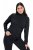 Ulla Popken Basic Long Sleeve Slim Fit Turtleneck Black - Sviitrid ja dressipluusid - Mugavad dressipluusid ja kudumid