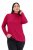 Ulla Popken Basic Long Sleeve Slim Fit Turtleneck Red - Sviitrid ja dressipluusid - Mugavad dressipluusid ja kudumid